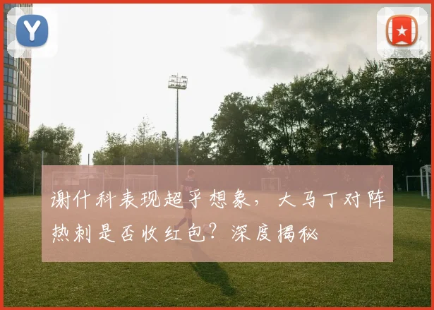 谢什科表现超乎想象,大马丁对阵热刺是否收红包?深度揭秘